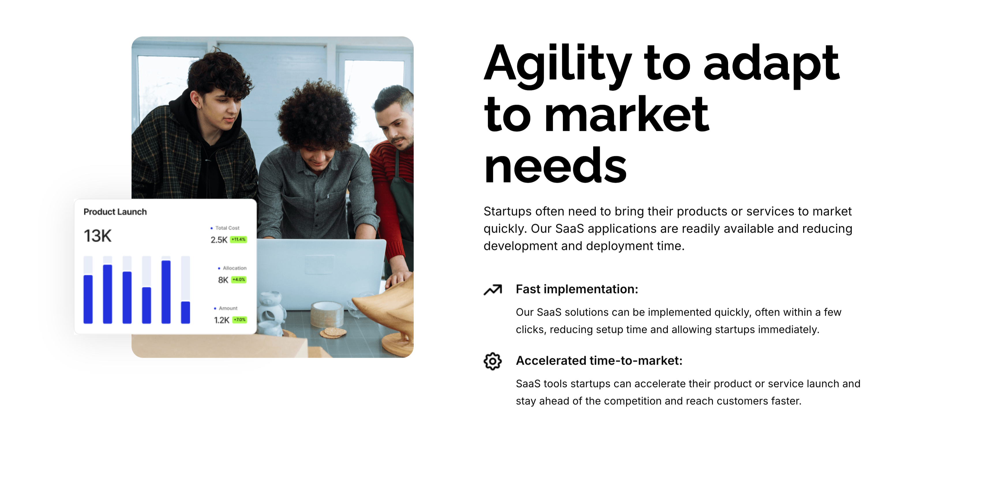 Agility To Adapt Split Feature — Content section from Zubuz