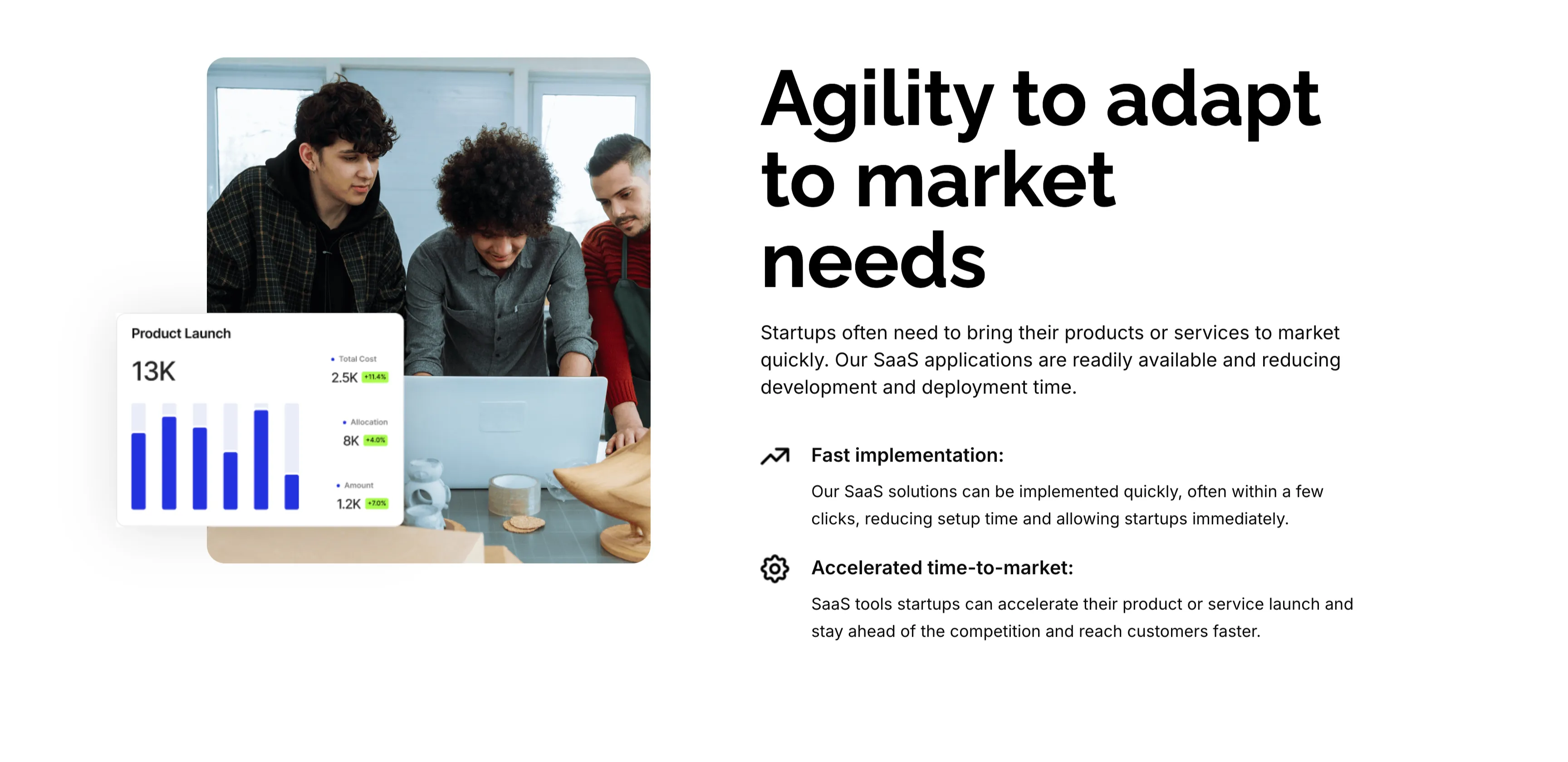 Agility To Adapt Split Feature — Content section from Zubuz
