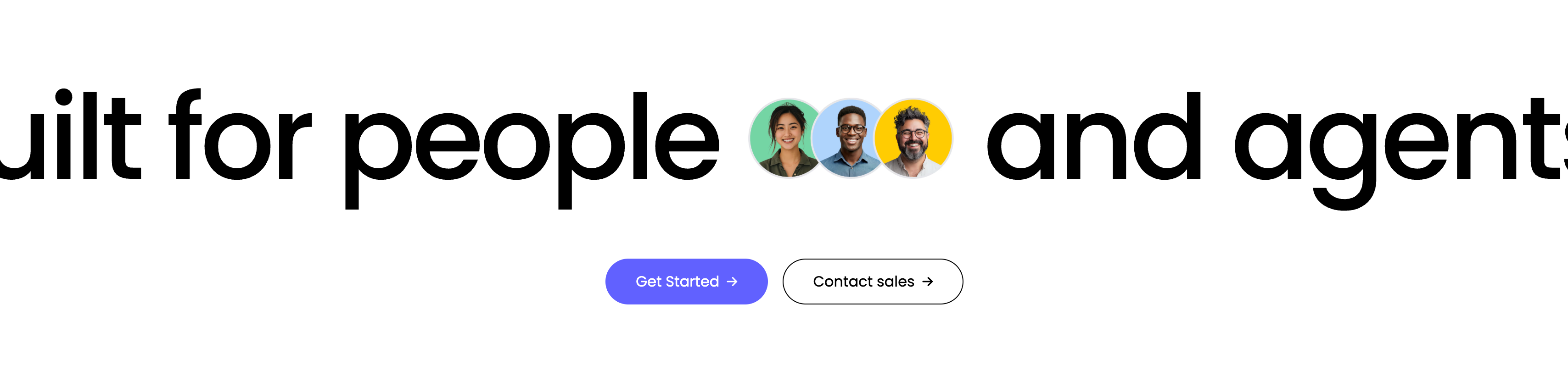 Built For People And Agents CTA — CTA section from Monday