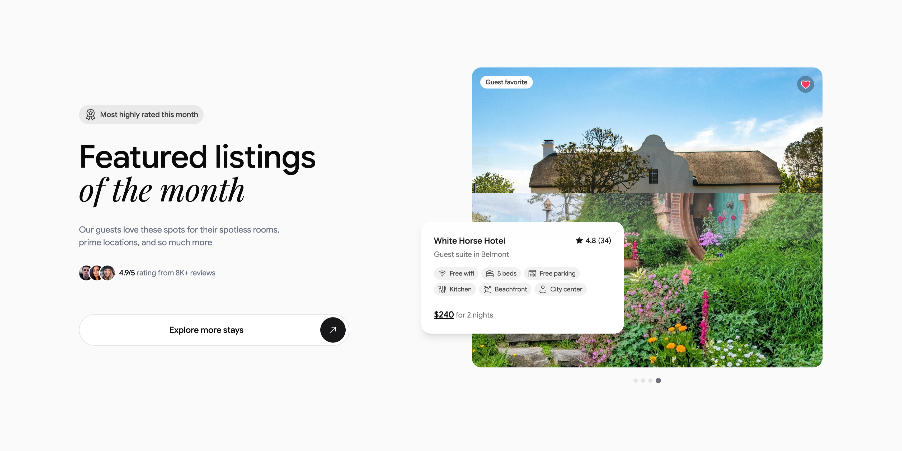 Featured Listing Of The Month Spotlight — Content section from Ceepii-nextjs-template