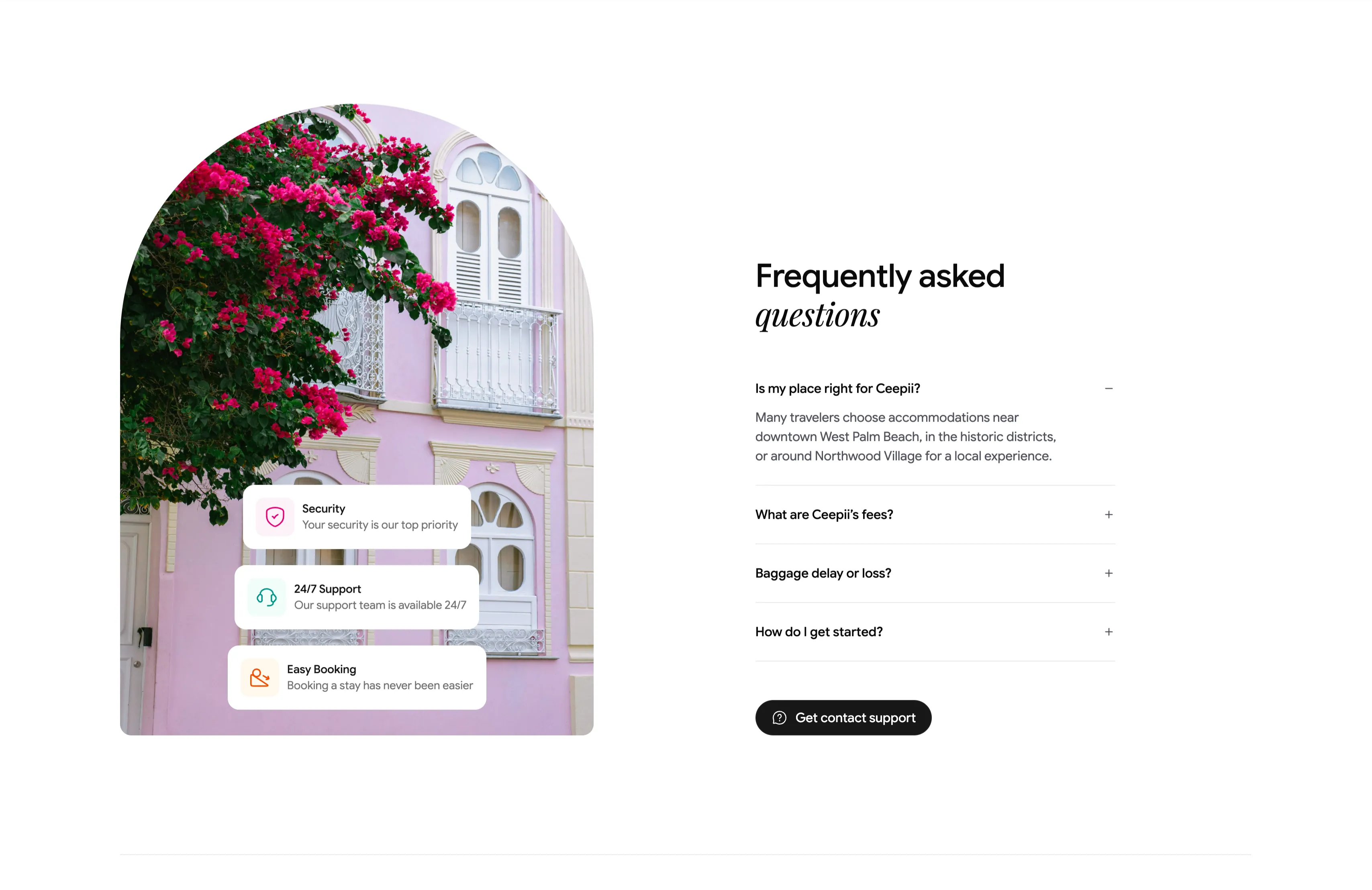 Frequently Asked Questions Accordion With Image — Faq section from Ceepii-nextjs-template