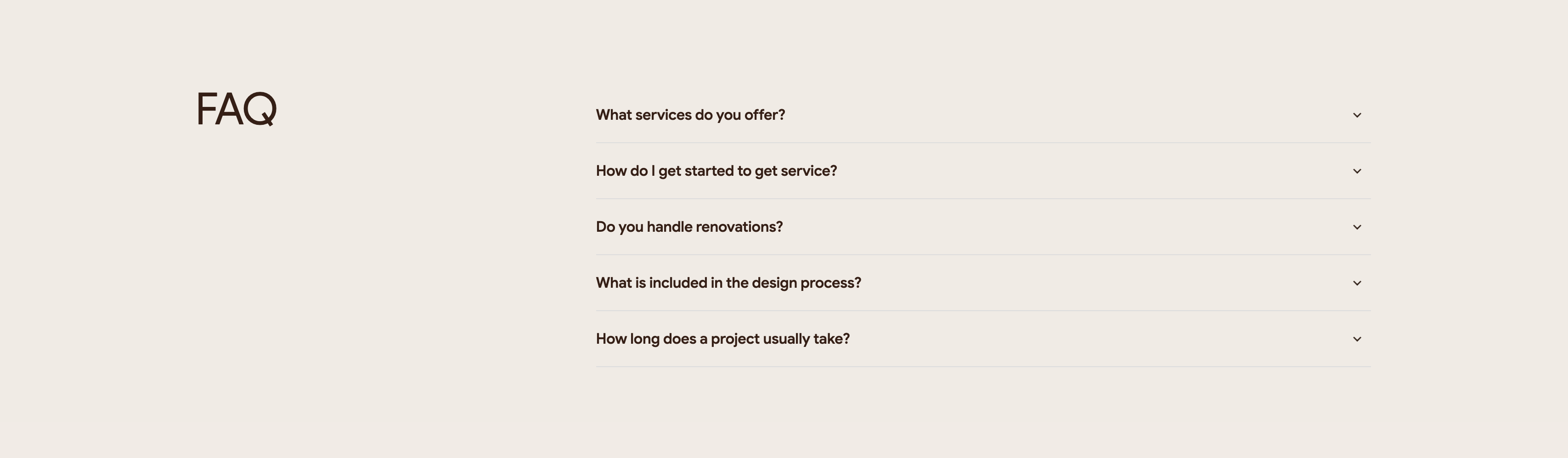 Intrio FAQ Accordion — Faq section from Madebydesignesia