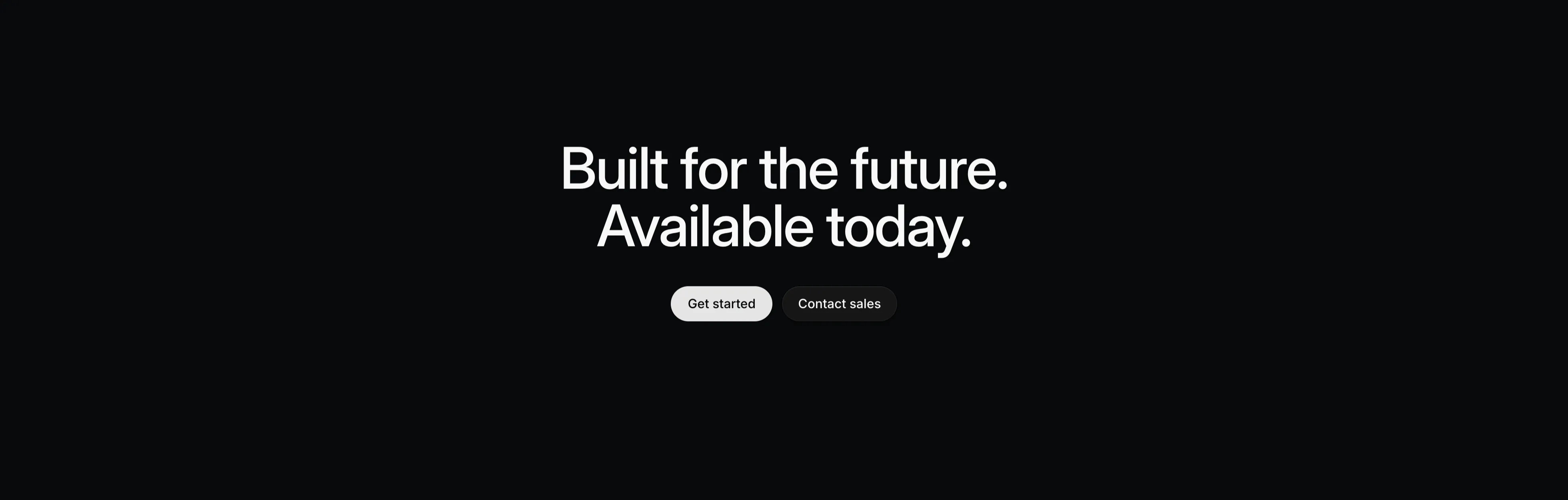 Linear Centered Closing CTA — CTA section from Linear