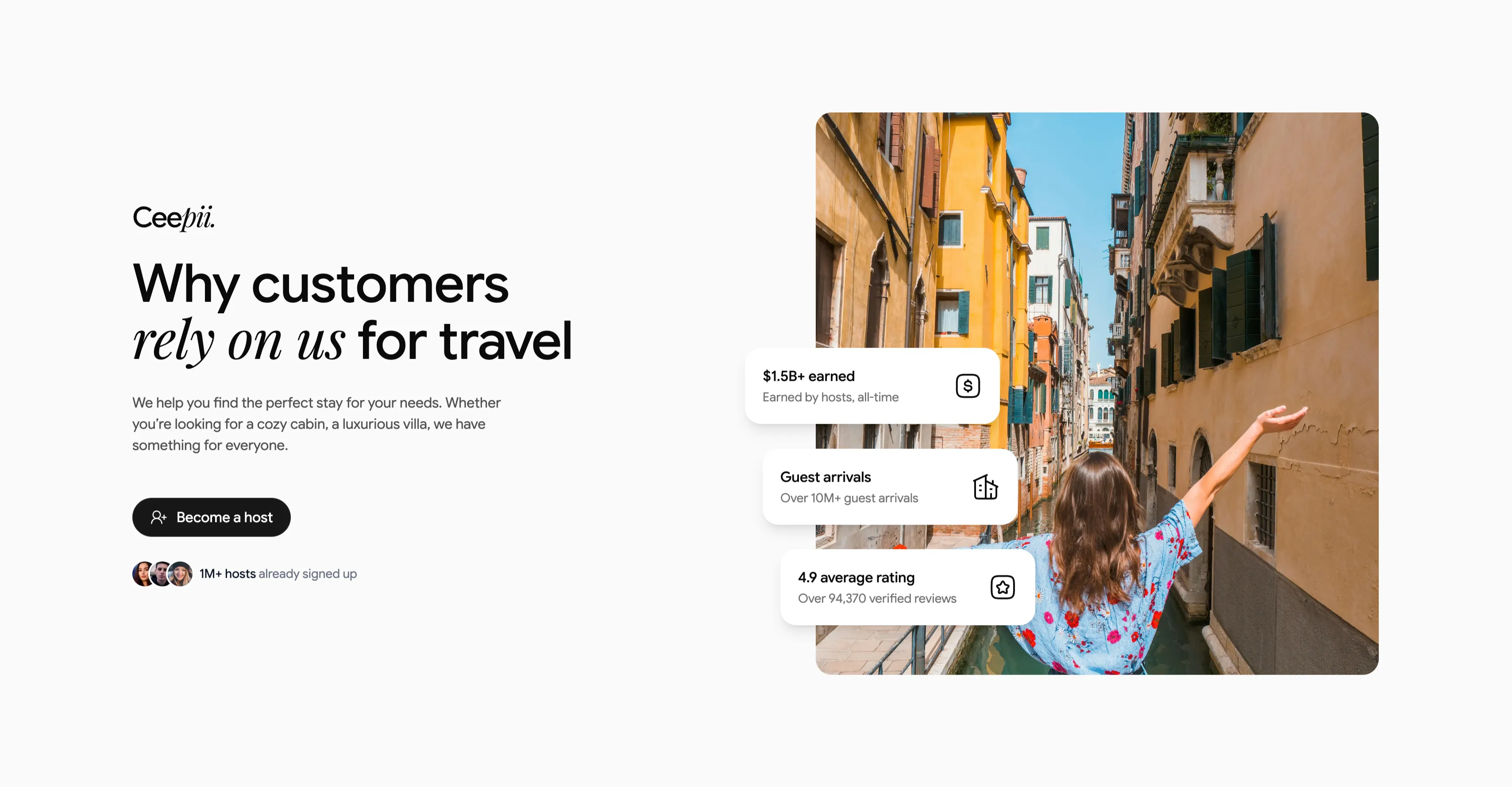 Why Customers Rely On Us Value Block — Content section from Ceepii-nextjs-template